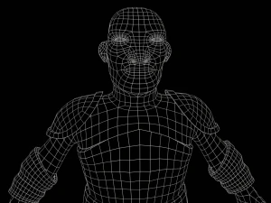 Stylized Warrior with PBR material 3D Model