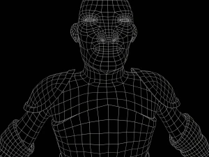 Stylized Warrior with PBR material 3D Model