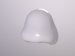 High poly and Low poly HAIR Base Mesh Modello 3D