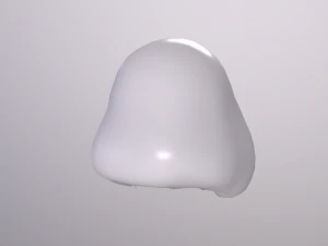 High poly and Low poly HAIR Base Mesh 3D Model
