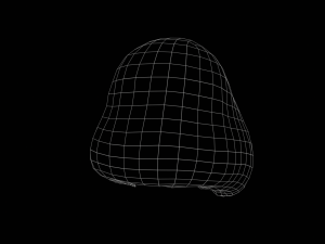 High poly and Low poly HAIR Base Mesh Modello 3D