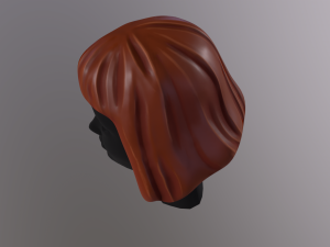 Stylized Female Hair 3D 모델