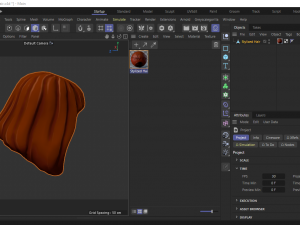 Stylized Female Hair 3D Model
