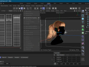 Pony Tail Style Hair II GameReady Hair 3D Model
