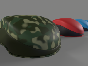 PC Mouse with 8 colored skins 3D 模型