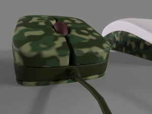PC Mouse with 8 colored skins 3D 模型