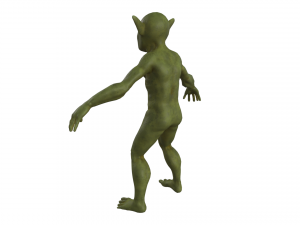 Wild Goblin with control rig I Epic skeleton 3D 모델