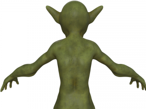 Wild Goblin with control rig I Epic skeleton 3D 모델