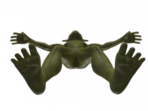 Wild Goblin with control rig I Epic skeleton 3D 모델