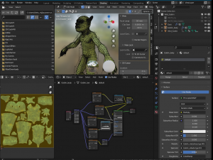 Wild Goblin with control rig I Epic skeleton 3D 모델