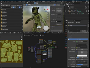 Wild Goblin with control rig I Epic skeleton 3D Model