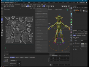 Wild Goblin with control rig I Epic skeleton 3D 모델