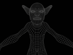Wild Goblin with control rig I Epic skeleton 3D 모델