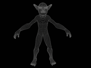Wild Goblin with control rig I Epic skeleton 3D 모델