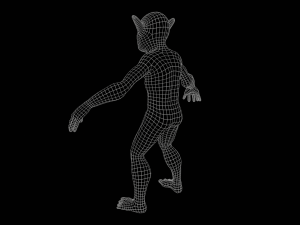 Wild Goblin with control rig I Epic skeleton 3D 모델