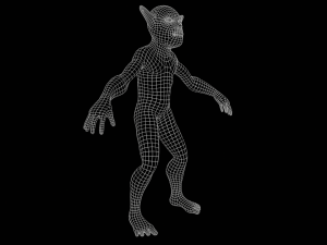 Wild Goblin with control rig I Epic skeleton 3D 모델