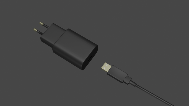 Phone charger with 6 color skin 3D Baskı Modeli .c4d .max .obj .3ds .fbx .stl .blend 