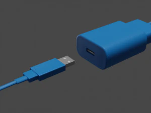 Carregador de telefone com pele de 6 cores Modelo de Impressão 3D