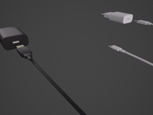 Phone charger with 6 color skin 3D Baskı Modeli