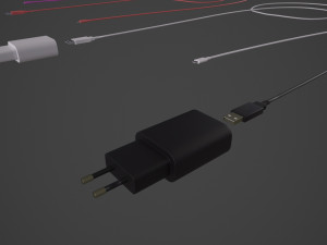 Phone charger with 6 color skin 3D Baskı Modeli