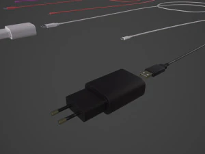 Carregador de telefone com pele de 6 cores Modelo de Impressão 3D
