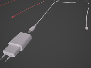 Phone charger with 6 color skin 3D Baskı Modeli