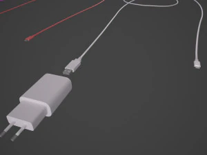 Carregador de telefone com pele de 6 cores Modelo de Impressão 3D
