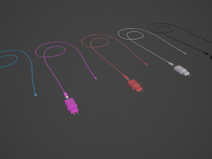 Phone charger with 6 color skin 3D Baskı Modeli