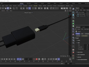 Phone charger with 6 color skin 3D Baskı Modeli