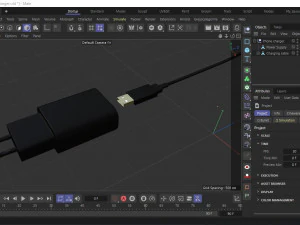 Carregador de telefone com pele de 6 cores Modelo de Impressão 3D