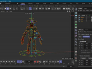 Goblin Cannibal with control rig I Epic skeleton 3D Модель