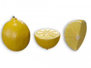 3D 柠檬模型 - 为您的项目提供高质量的内容 3D 模型