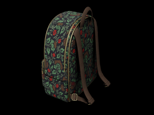Stylish school backpack II Bag II 7 different color sets Modelo 3D