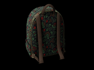 Stylish school backpack II Bag II 7 different color sets Modelo 3D