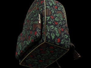 Stylish school backpack II Bag II 7 different color sets Modelo 3D