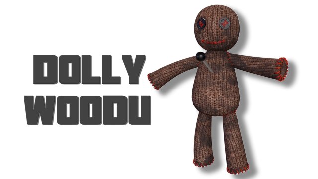Dolly woodu 3D 모델 .c4d .max .obj .3ds .fbx .stl .blend 