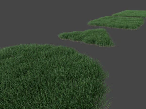3D Grass Lawn Collection - 5 Varieties for Diverse Landscaping 3D Model