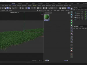 3D Grass Lawn Collection - 5 Varieties for Diverse Landscaping 3D Model