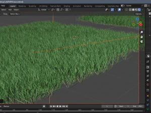 3D Grass Lawn Collection - 5 Varieties for Diverse Landscaping 3D Model