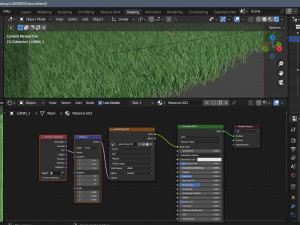 3D Grass Lawn Collection - 5 Varieties for Diverse Landscaping 3D-Modell