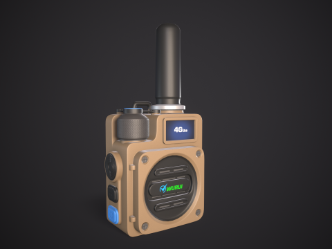 High-Quality Walkie Talkie PBR Low-poly 3D 模型