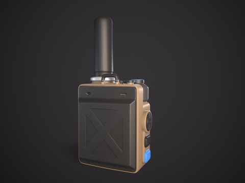 High-Quality Walkie Talkie PBR Low-poly 3D 模型