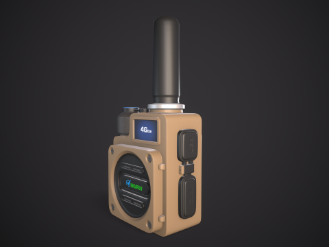 High-Quality Walkie Talkie PBR Low-poly 3D 模型