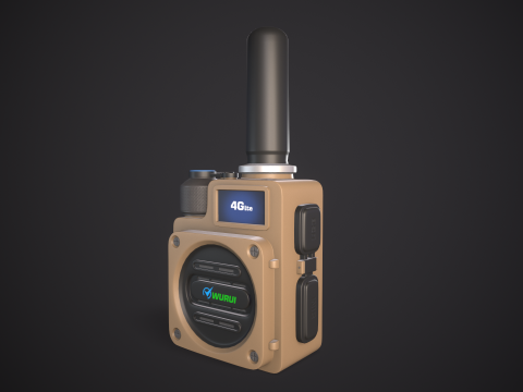 High-Quality Walkie Talkie PBR Low-poly 3D 模型