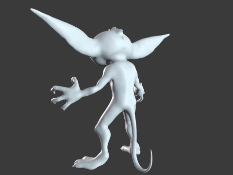 Goblin Base Mesh Pack for Sculpting 3D Model