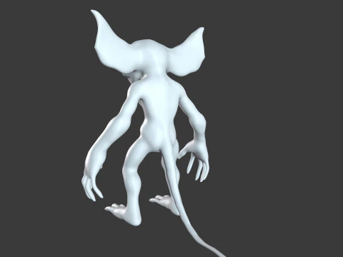 Goblin Base Mesh Pack for Sculpting 3D Model