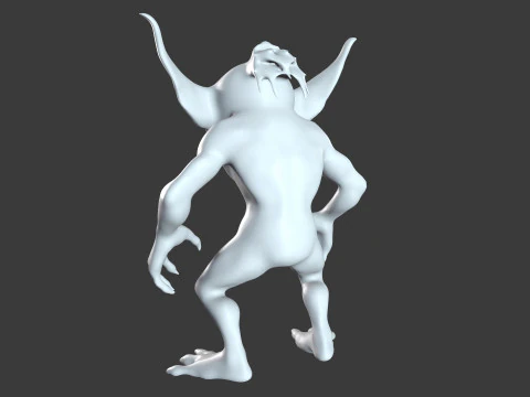 Goblin Base Mesh Pack for Sculpting 3D Model