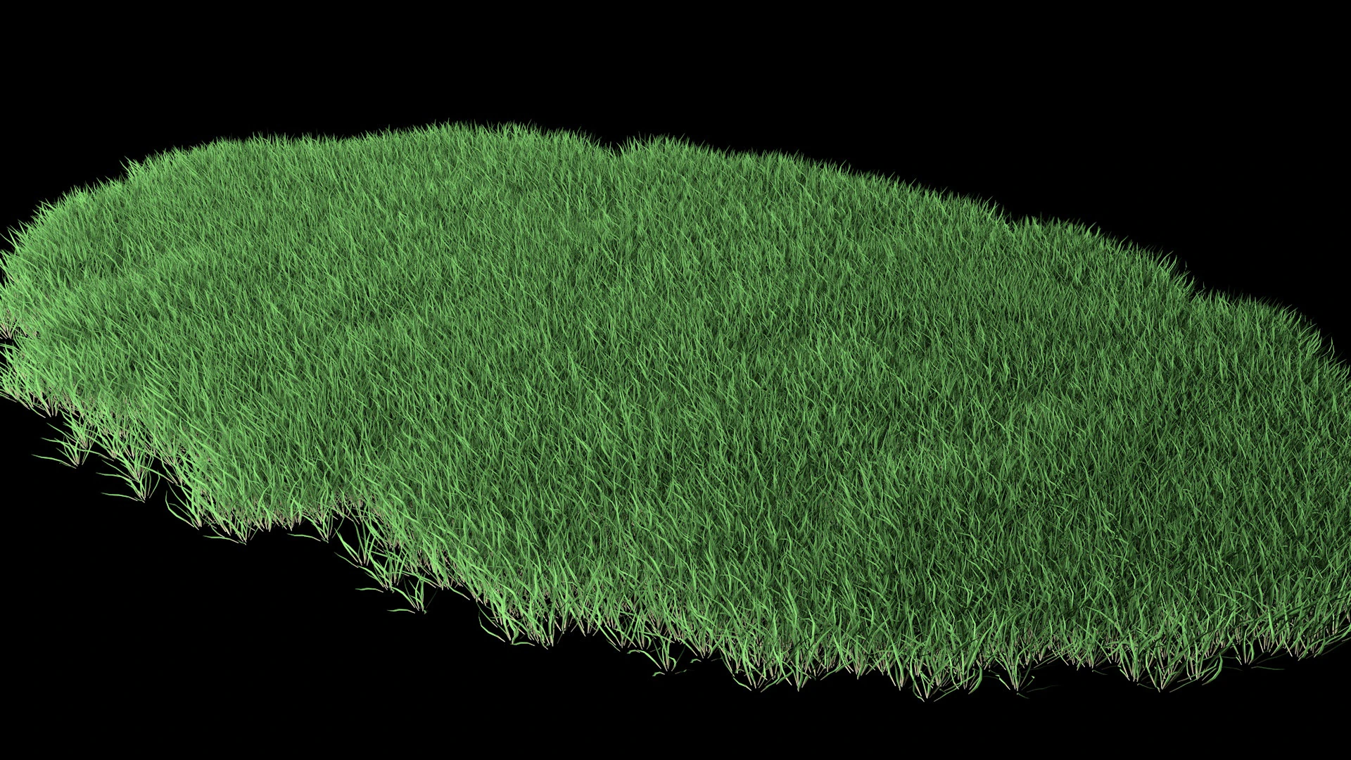 Lawn Grass Model for Exteriors 3D Model .c4d .max .obj .3ds .fbx .stl .blend