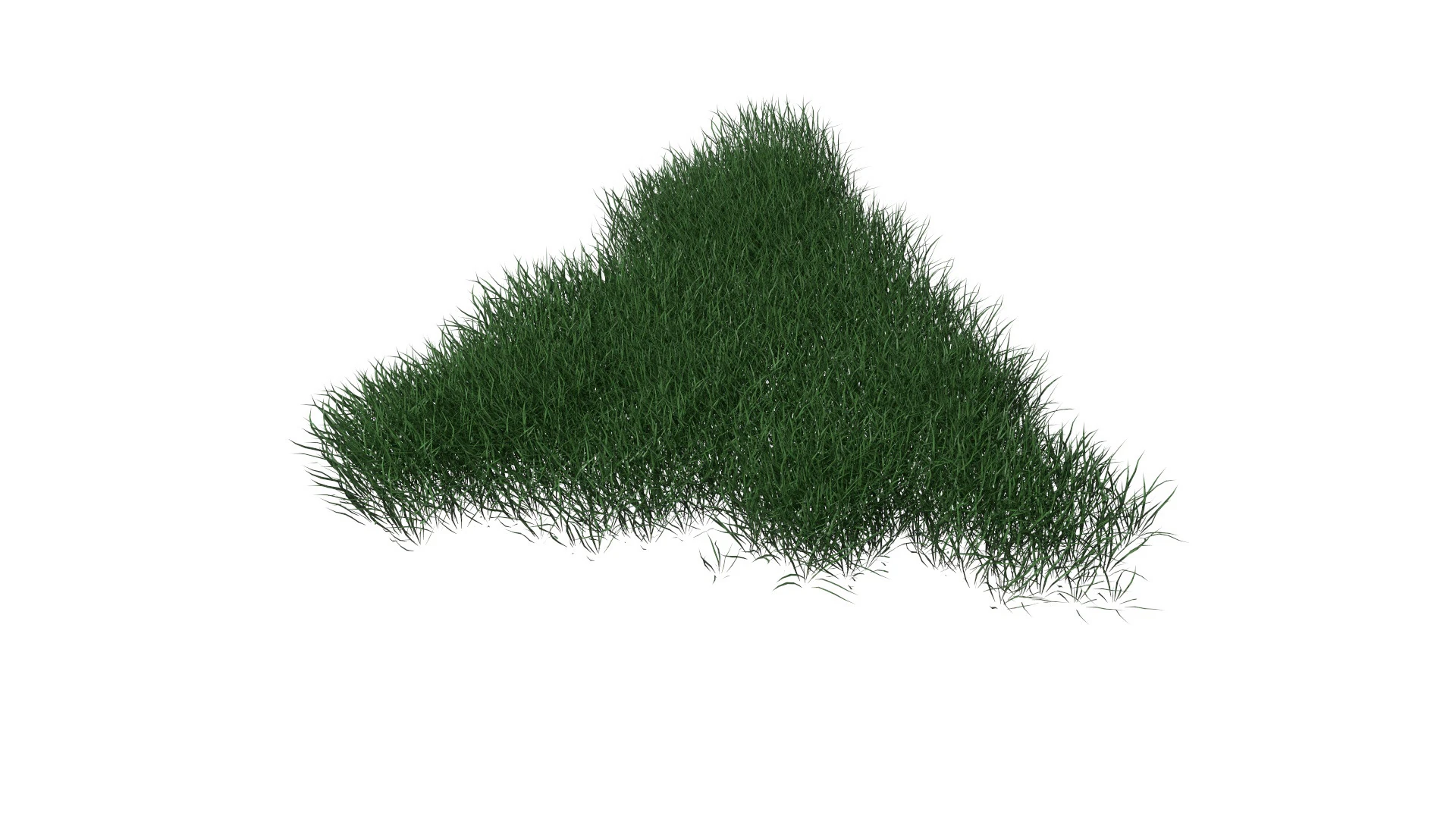3D Lawn Grass for Garden and Park 3D Model .c4d .max .obj .3ds .fbx .stl .blend 
