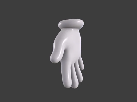 3D Hand Model Collection for Character Design 3D Model
